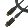 Techly cable de fibra óptica AOC HDMI A/A Micro HDMI 4K 50 m, 50 m, HDMI Type-A (estándar), HDMI Type-D (Micro), 3D, 18 Gbit/s, negro