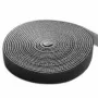 Techly rollo de cinta de velcro para gestión de cables longitud 10 m ancho 20 mm negro
