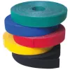 Techly rollo de cinta de velcro para gestión de cables longitud 10 m ancho 20 mm negro