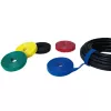Techly rollo de cinta de velcro para gestión de cables longitud 10 m ancho 20 mm negro
