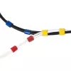 Techly rollo de cinta de velcro para gestión de cables longitud 10 m ancho 20 mm negro
