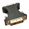 Techly adaptador de vídeo analógico conector macho DVI/conector hembra VGA negro, DVI-A, VGA, negro