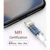 Techly cable de carga y sincronización USB-C a Lightning 1 m blanco