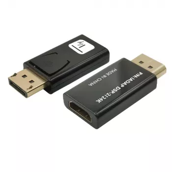Techly IADAP DSP-2124K adaptador de cable negro