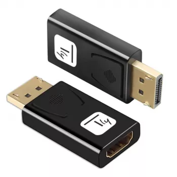 Techly IADAP DSP-2124K adaptador de cable negro
