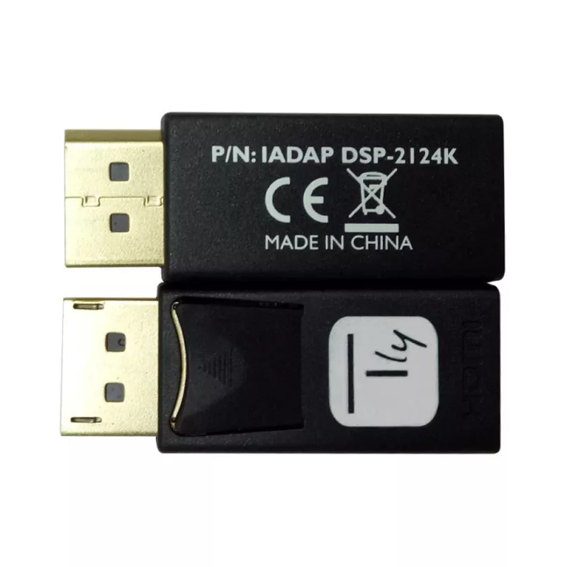 Techly IADAP DSP-2124K adaptador de cable negro