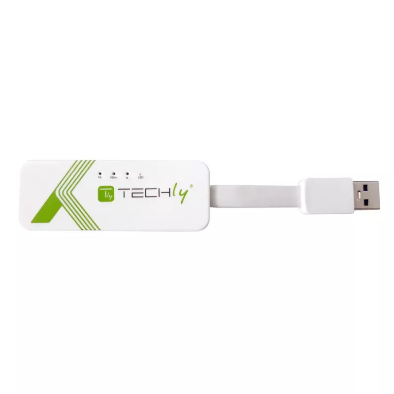 Techly IDATA USB-ETGIGA-3A Adaptador de red USB 3.0 Gigabit Ethernet