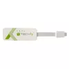 Techly Adaptador de USB 3.1 Type-C a RJ45 Gigabit Ethernet, blanco