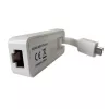 Techly Adaptador de USB 3.1 Type-C a RJ45 Gigabit Ethernet, blanco