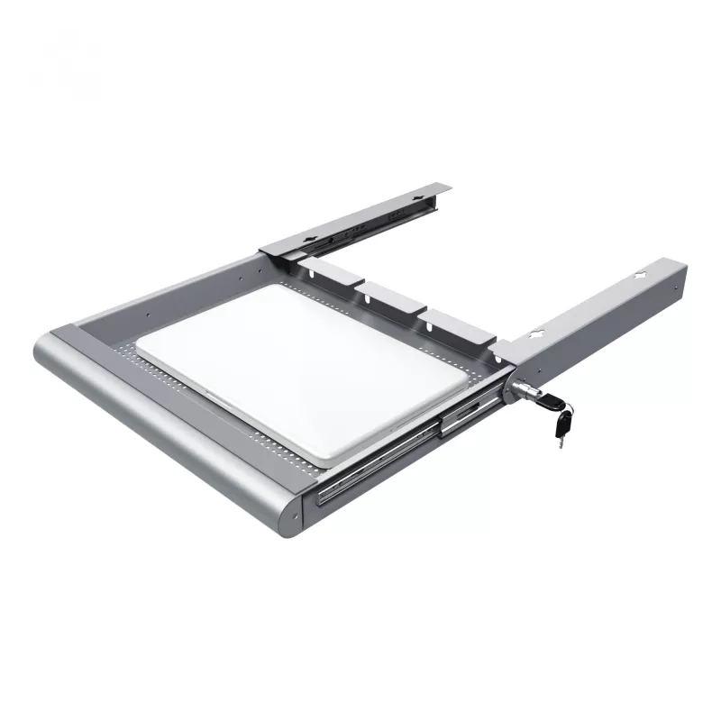 Dataflex Addit cajón de seguridad de hardware 622, plateado, acero, liso, 530 mm, 450 mm, 75 mm