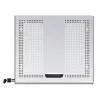 Dataflex Addit cajón de seguridad de hardware 622, plateado, acero, liso, 530 mm, 450 mm, 75 mm
