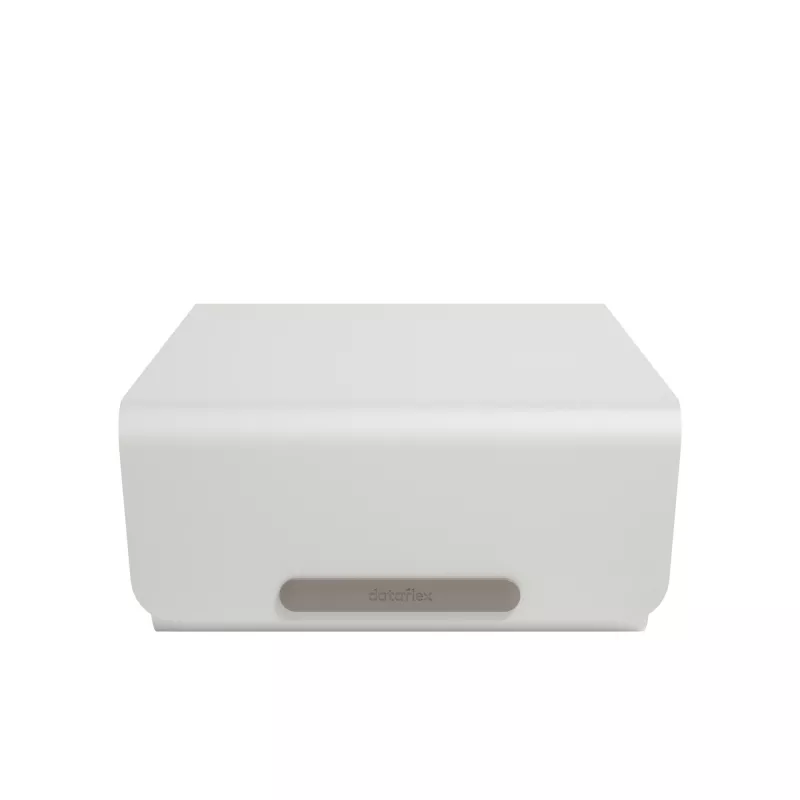 Dataflex Addit elevador de monitor Bento® - ajustable 120, de pie, 20 kg, altura ajustable, gris, blanco