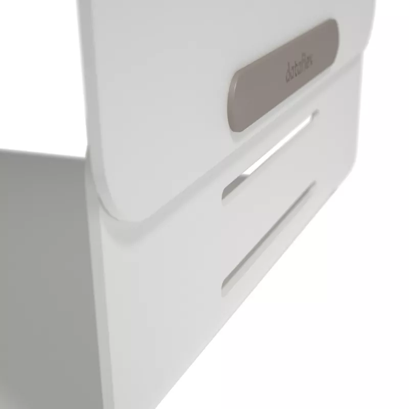 Dataflex Addit elevador de monitor Bento® - ajustable 120, de pie, 20 kg, altura ajustable, gris, blanco