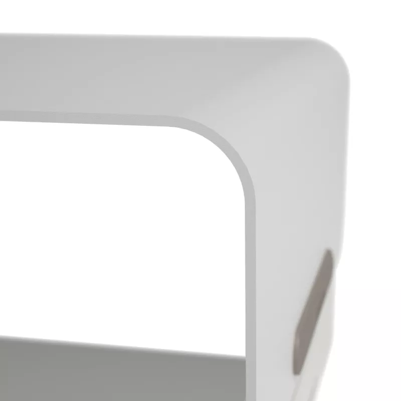 Dataflex Addit elevador de monitor Bento® - ajustable 120, de pie, 20 kg, altura ajustable, gris, blanco