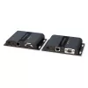 Techly IDATA EXTIP-383V Extensor AV Transmisor y receptor AV Negro