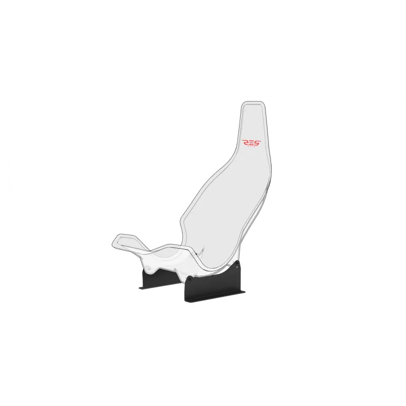 Res-Tech GT CARBON SEAT SUPPORT, Soporte para asiento, Negro