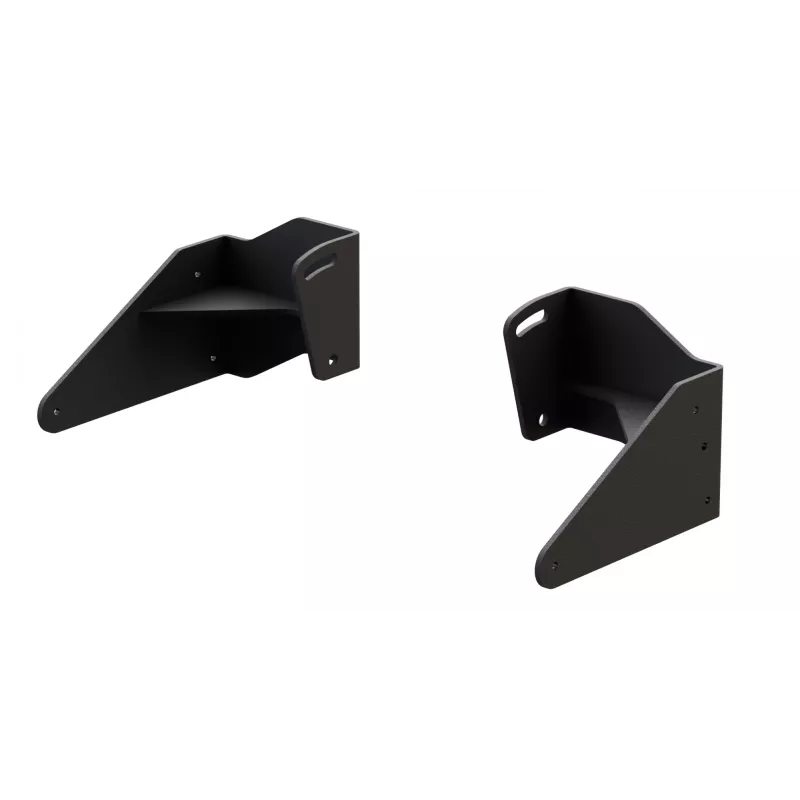 Res-Tech GT DD SUPPORT FANATEC, Soporte para base de volante de carreras, Negro, Acero