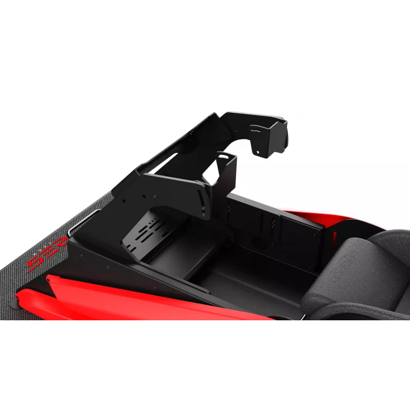 Res-Tech GT DD SUPPORT FANATEC, Soporte para base de volante de carreras, Negro, Acero