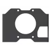 Res-Tech X1-GT PLATTENADAPTER FANATEC CSL, Soporte para base de volante de carreras, Negro, Acero, Fanatec CSL DD y Fanatec GT PRO