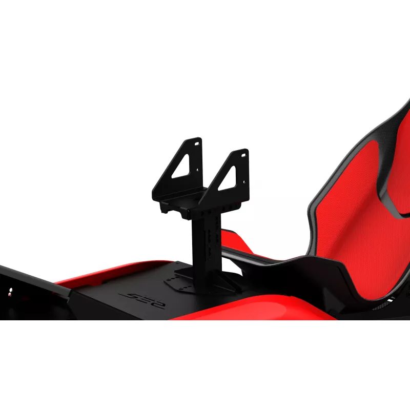 Res-Tech X1 DD SUPPORT FANATEC, Soporte para base de volante de carreras, Negro, Aluminio, DD1, DD2, 300 mm, 300 mm
