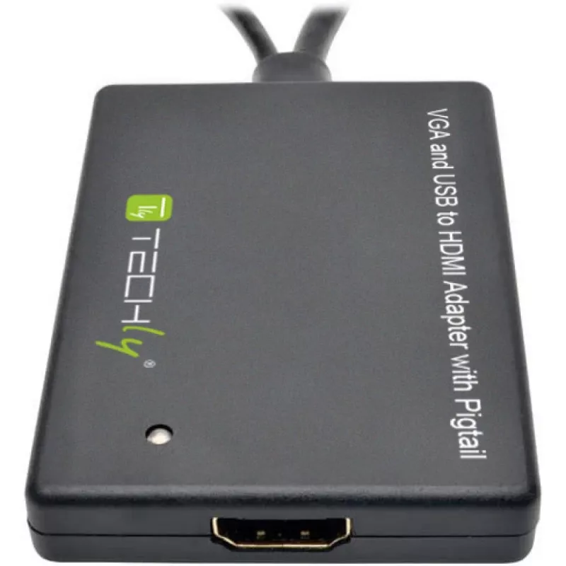 Techly Convertidor de cable SVGA y audio a HDMI IDATA HDMI-VGA3