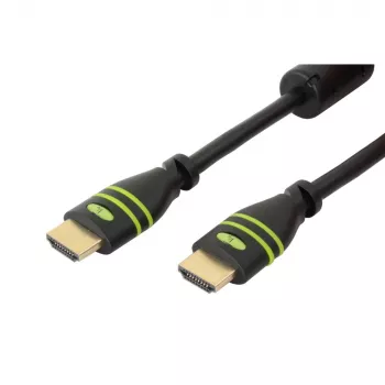Techly Cable HDMI de alta velocidad con Ethernet A/A M/M Ferrita 2 m ICOC HDMI-FR-020