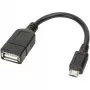 Techly Cable USB2.0 OTG A-hembra / Micro-B-macho 0,2 m ICOC UOTG-194