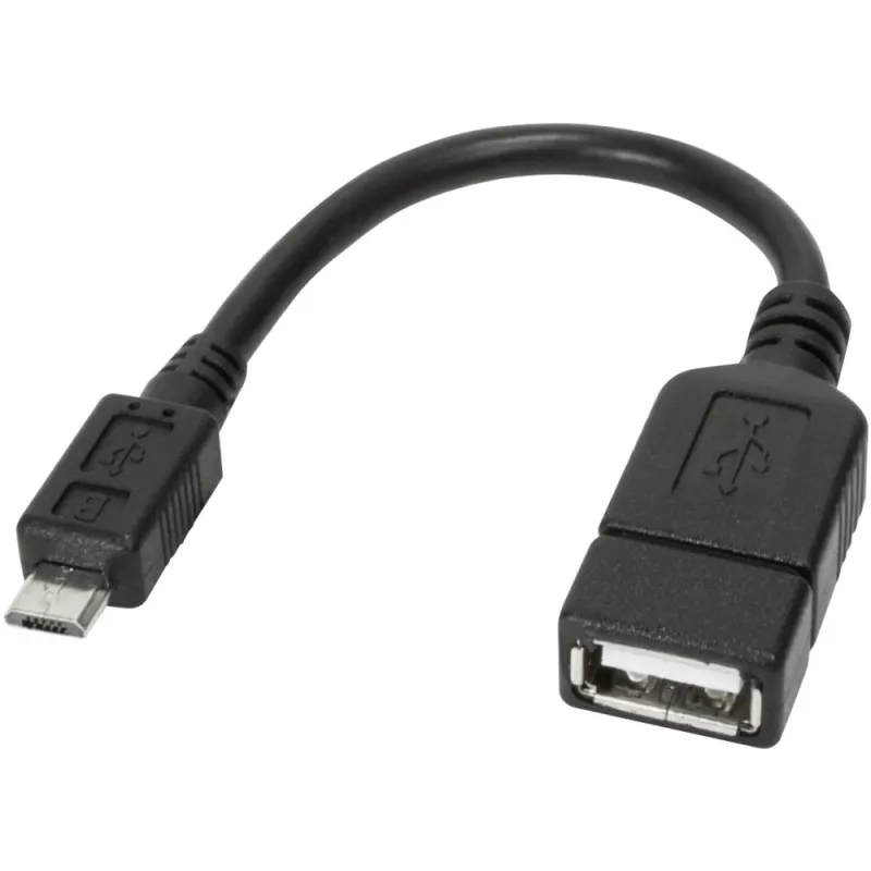 Techly Cable USB2.0 OTG A-hembra / Micro-B-macho 0,2 m ICOC UOTG-194