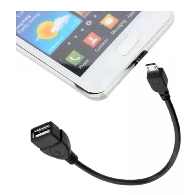 Techly Cable USB2.0 OTG A-hembra / Micro-B-macho 0,2 m ICOC UOTG-194