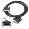 Techly Cable de monitor DVI analógico digital M/M Dual Link 1,8 m (DVI-I) ICOC DVI-8900
