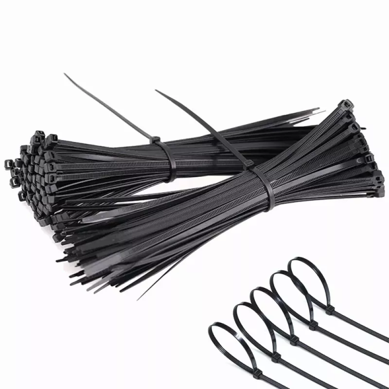 Techly Brida de nailon Patch 280x4,8 mm 100 uds. Negro ISWT-28048-BK