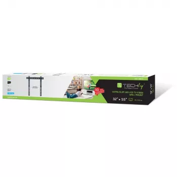 Techly Soporte de pared UltraSlim para TV LED LCD 23-55