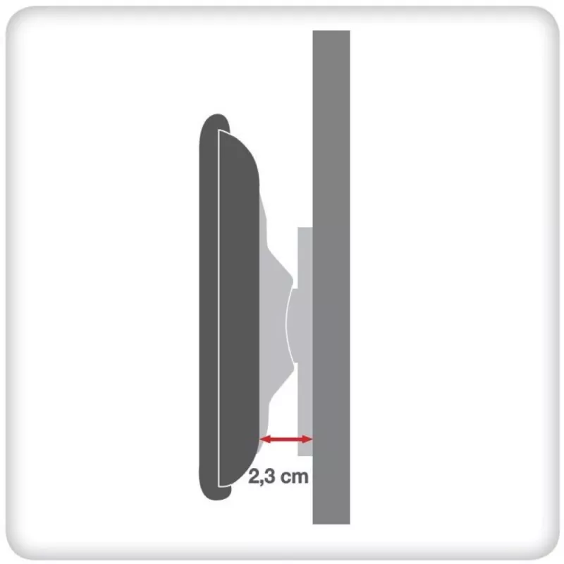 Techly Soporte de pared UltraSlim para TV LED LCD 23-55