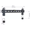 Techly Soporte de pared fijo delgado para TV LED LCD 23-55