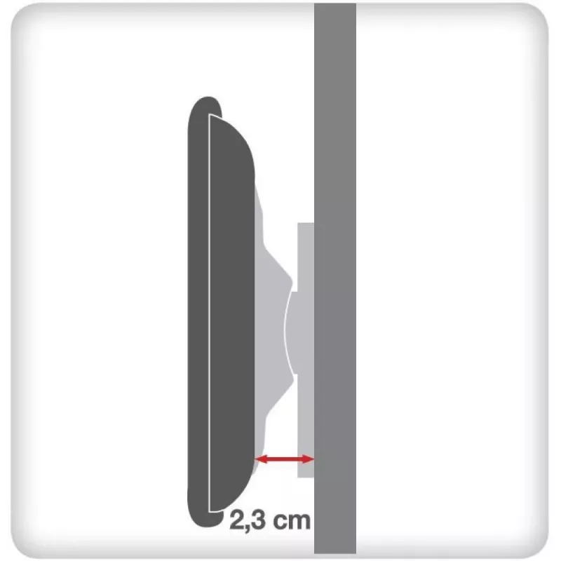 Techly Soporte de pared fijo delgado para TV LED LCD 23-55
