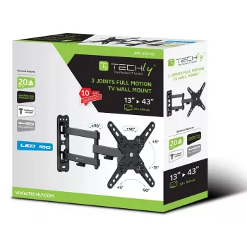 Techly ICA-LCD 423 Soporte de pared para TV 106,7 cm (42