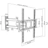 Techly Soporte de pared para TV LED-LCD de 32-55