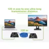Techly IDATA EXTIP-483 Extensor AV transmisor y receptor AV negro