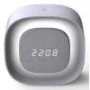 Techly IC-CLOCK-56WH Despertador digital gris, blanco