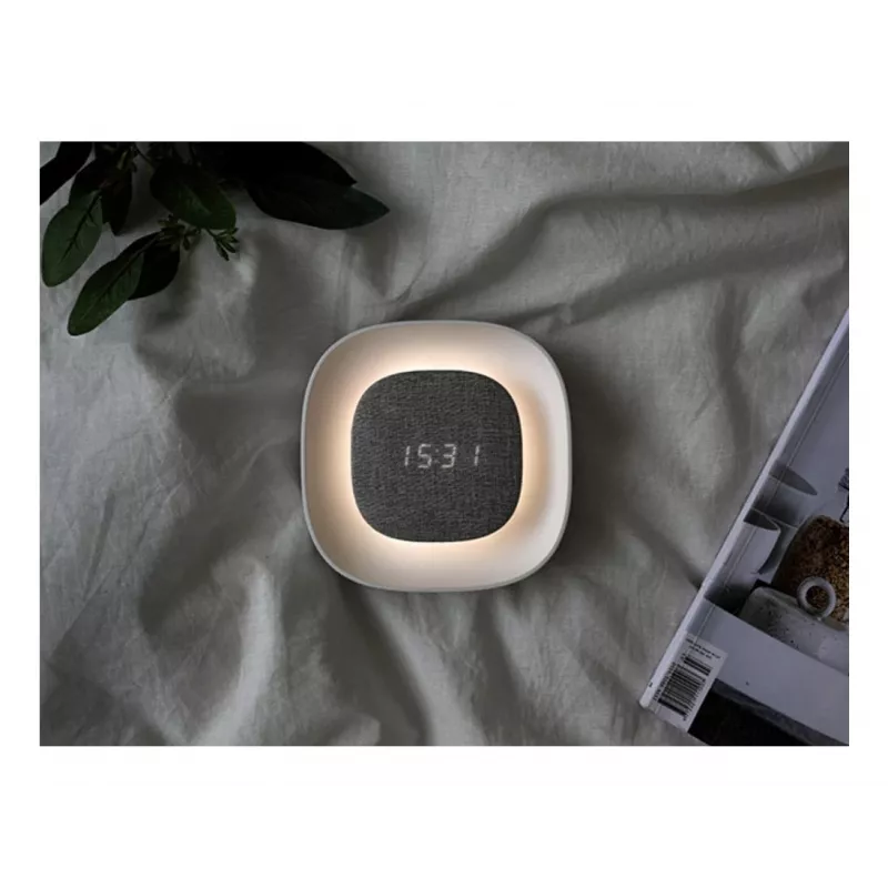 Techly IC-CLOCK-56WH Despertador digital gris, blanco