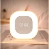 Techly IC-CLOCK-56WH Despertador digital gris, blanco