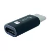 Techly IADAP USBC-MBKT Adaptador de cable cambiador de género Micro-USB negro