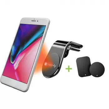 Techly I-SMART-UNIALTY Soporte pasivo para teléfono móvil/smartphone negro