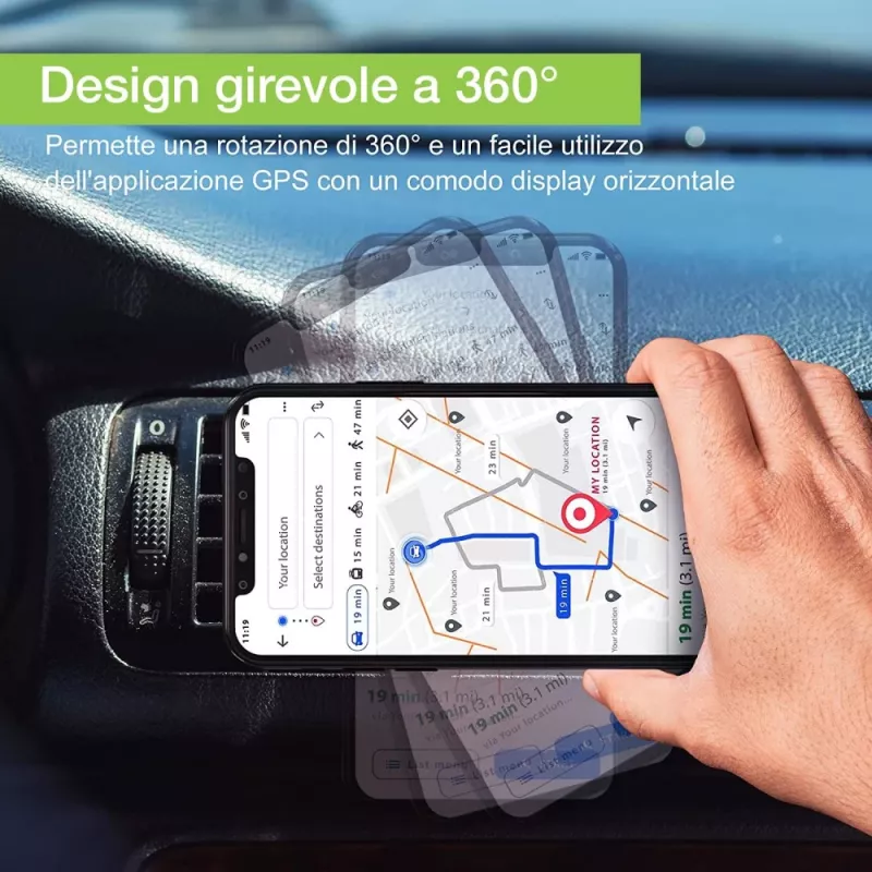 Techly I-SMART-UNIALTY Soporte pasivo para teléfono móvil/smartphone negro