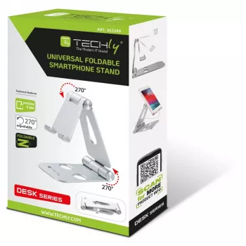 Techly I-SMART-STAND6 Soporte pasivo para teléfono móvil/smartphone plateado