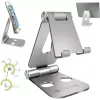 Techly I-SMART-STAND6 Soporte pasivo para teléfono móvil/smartphone plateado