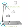 Techly I-SMART-STAND6 Soporte pasivo para teléfono móvil/smartphone plateado