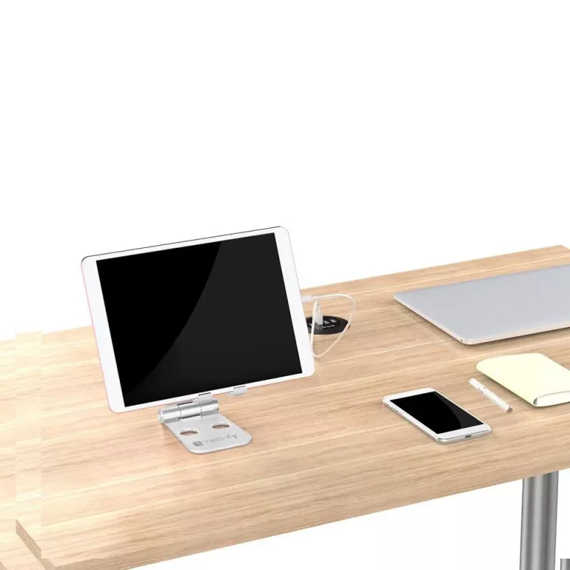 Techly I-SMART-STAND6 Soporte pasivo para teléfono móvil/smartphone plateado