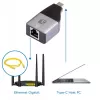 Techly IADAP USBC-ETGIGA Tarjeta de red Ethernet 1000 Mbit/s