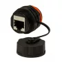 Techly IWP-MD C6A-IPPANT Adaptador de cable RJ45 negro